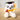 A white bear that is 6 inches tall while sitting wearing a graduation hat and glasses and holding a diploma