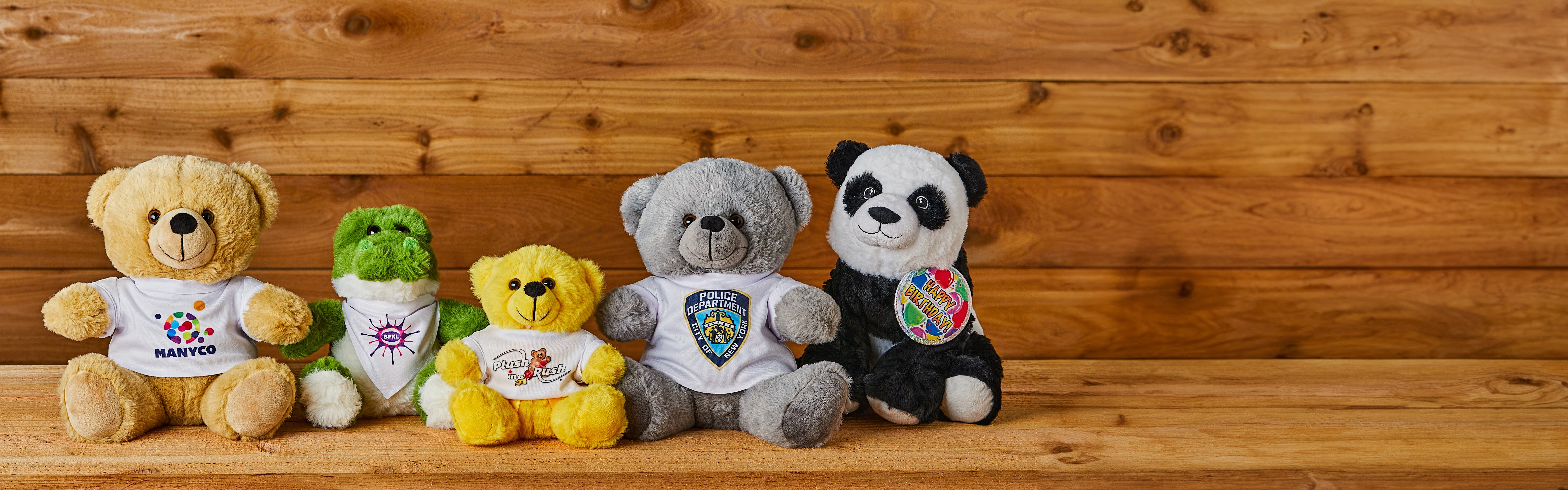 Wholesale Plush Toys Teddy Bears Stuffed Animals Plush in a Rush