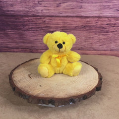 6" Bumblebee Yellow Colorama Bear