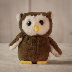 Soft 7" owl with big eyes