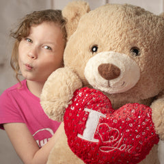 37" I ♥ You Bear Pair