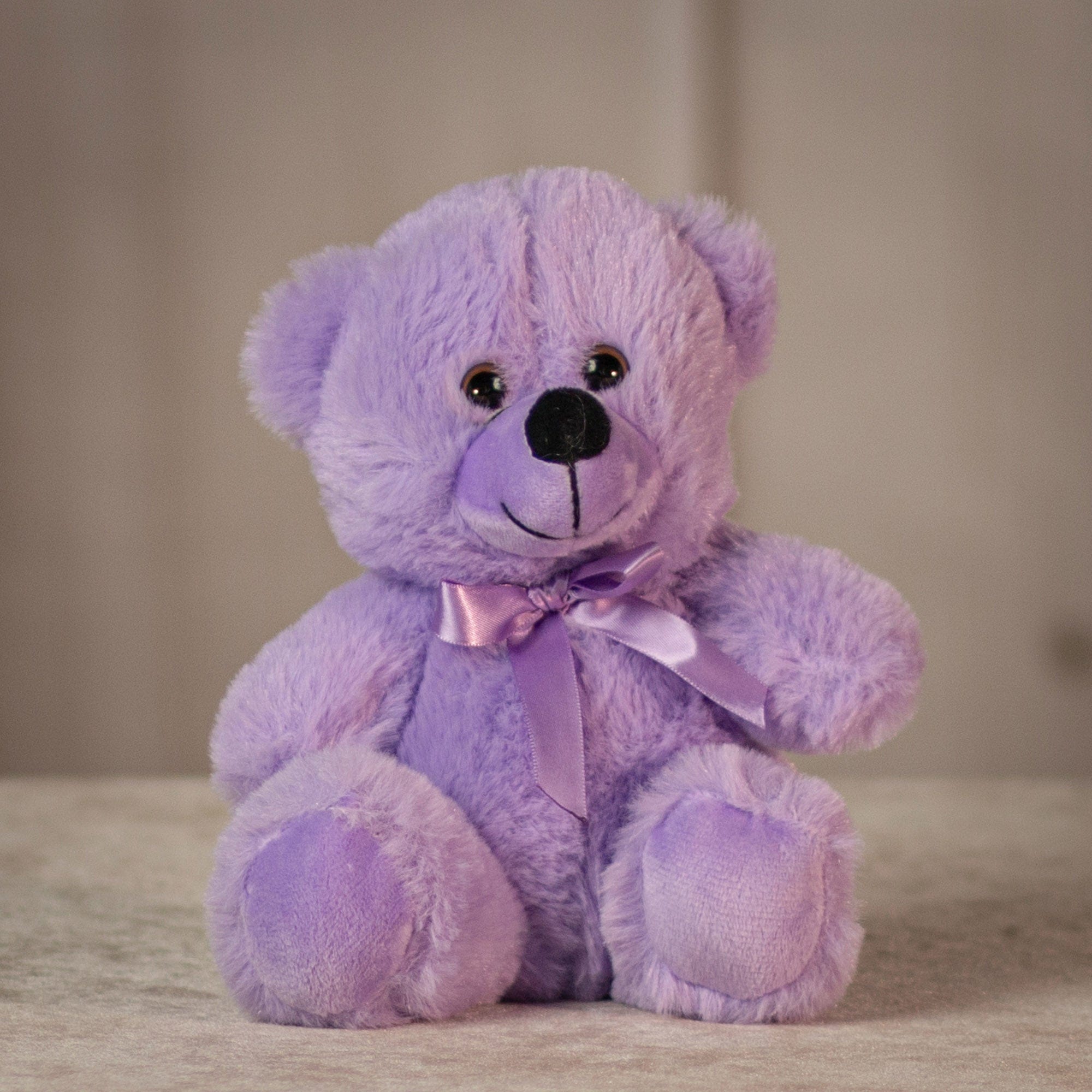 6" Lavender Bloom Colorama Bear