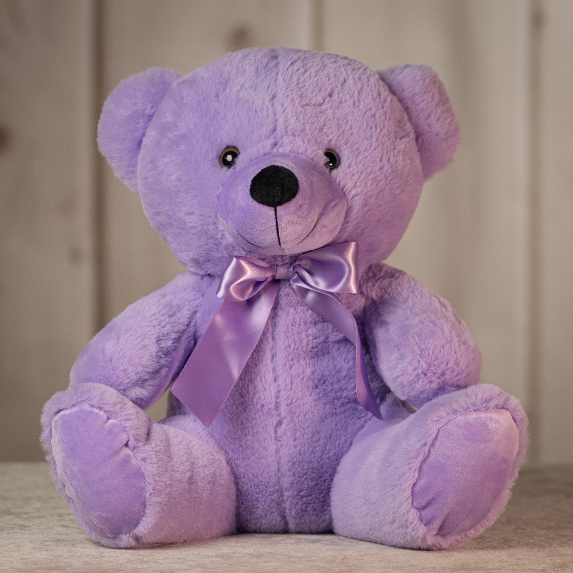 14" Lavender Bloom Colorama XL Bear