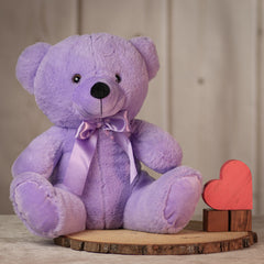 14" Lavender Bloom Colorama XL Bear