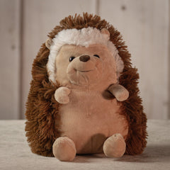 10" huggable soft brown hedgehog