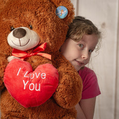 36" Big "I Love You" Bear