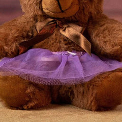 ready made tutu in purple for stuffed animal