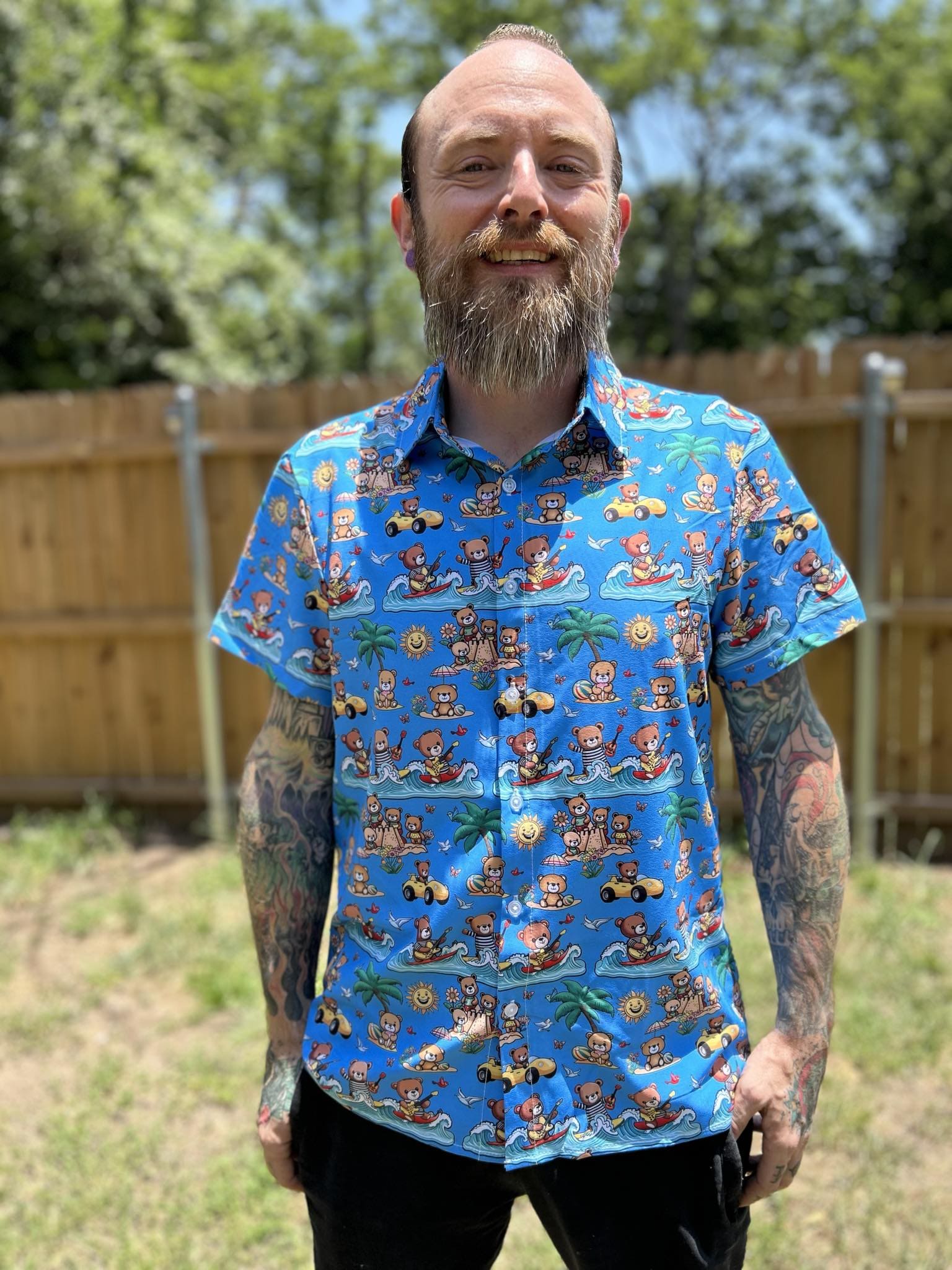 The Beach Bears "Aloha" Shirt