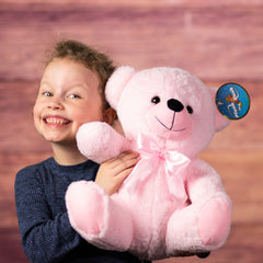 14" Cotton Candy Pink Colorama XL Bear