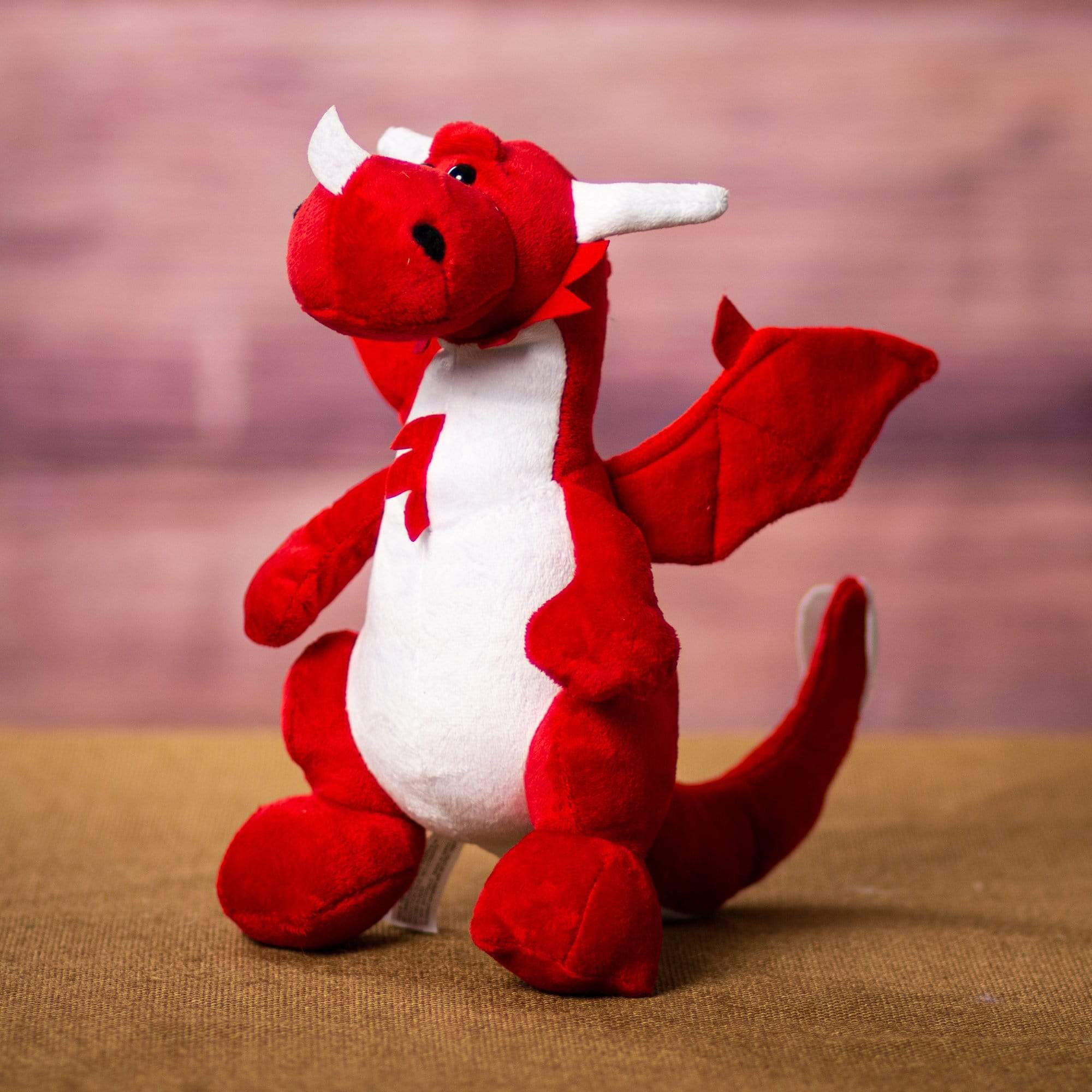 fuldstændig morder Zoo om natten Wholesale Plush Toys - 10" Red Plush Dragon | Plush in a Rush