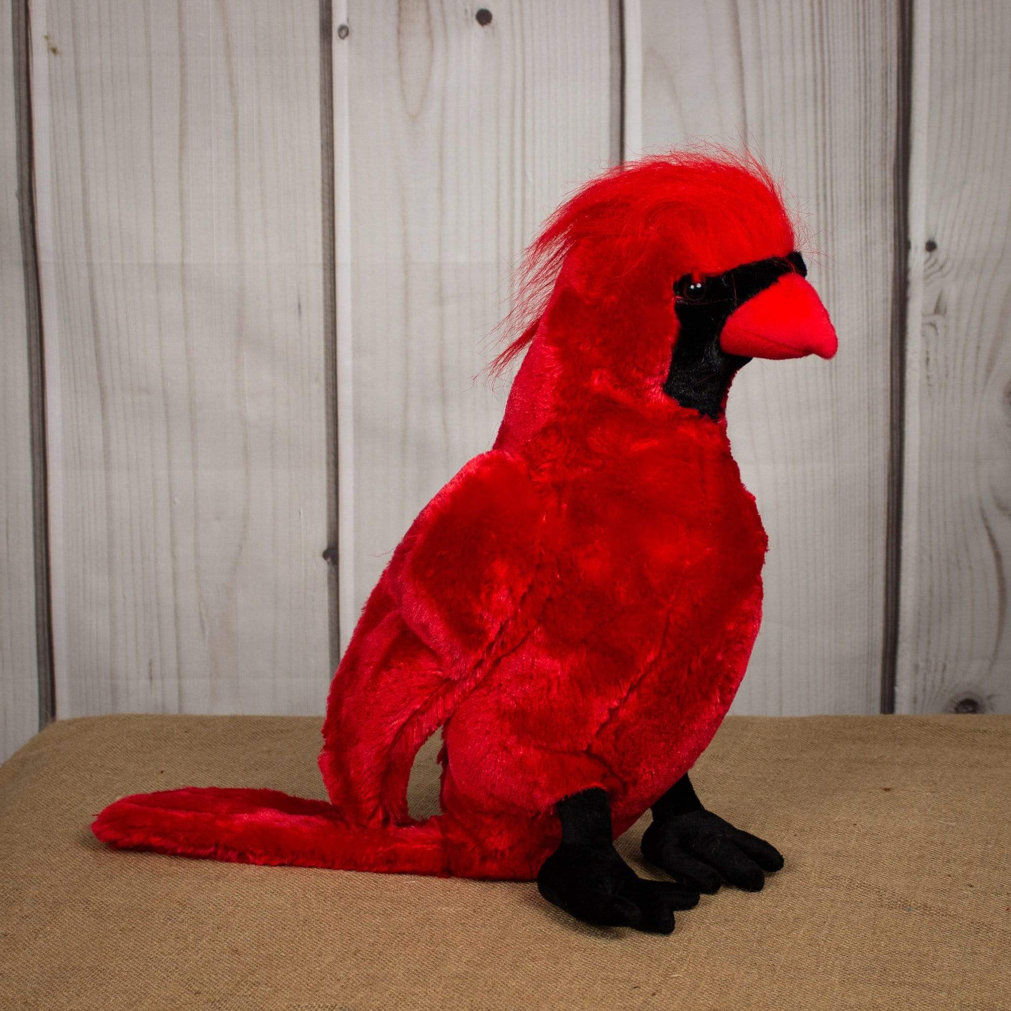 stuffed cardinal bird