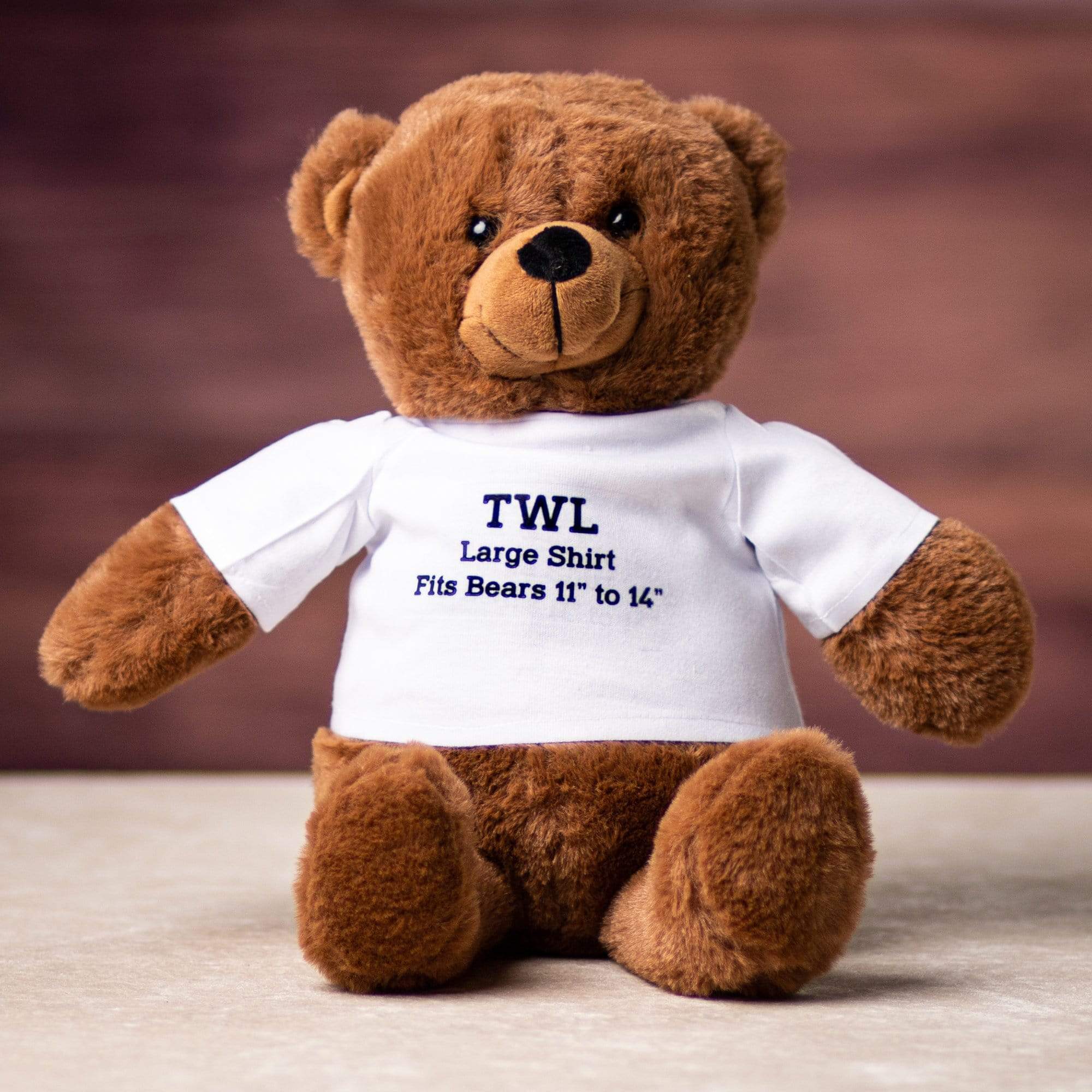 Custom Printed T Shirt for Any 6 to 14 Teddy Bear Plush in a Rush