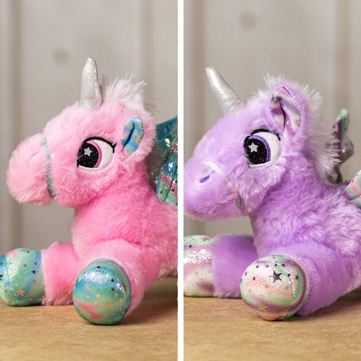 Wholesale Plush Toys - Rockin' Rainbow Duo | Plush in a Rush