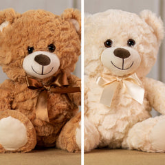 10.5" Light Colored Bear Pair