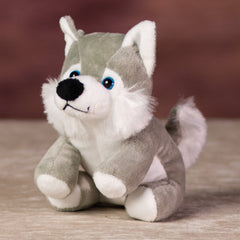 5 in stuffed wolf